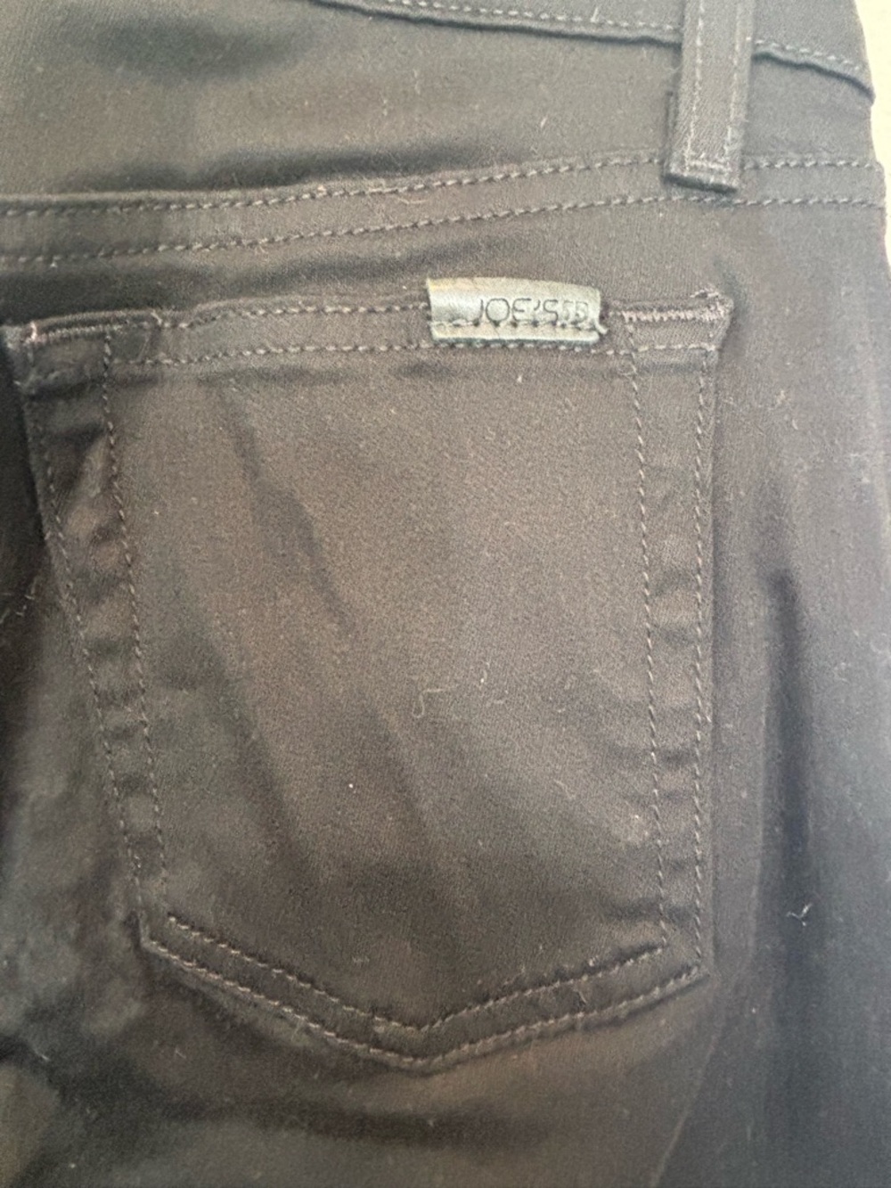 Joe's Jeans Black and White Tweed-Front Skinny Pants - Picture 4 of 5